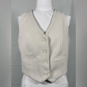 House of Harlow 1960 Beige Vest